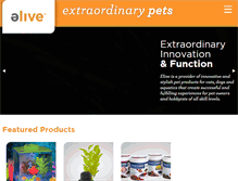 Tablet Screenshot of elivepet.com